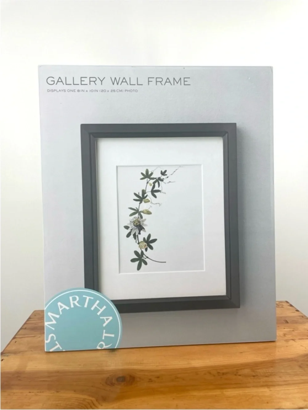 NWT Martha Stewart Gallery Wall Frame Black 8x10 Matted Frame